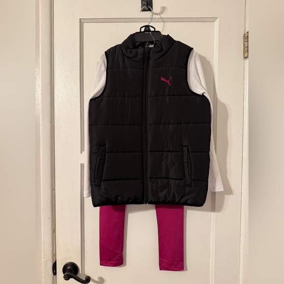 PUMA Youth 3 piece track set Sz large retail $80 - Picture 4 of 7